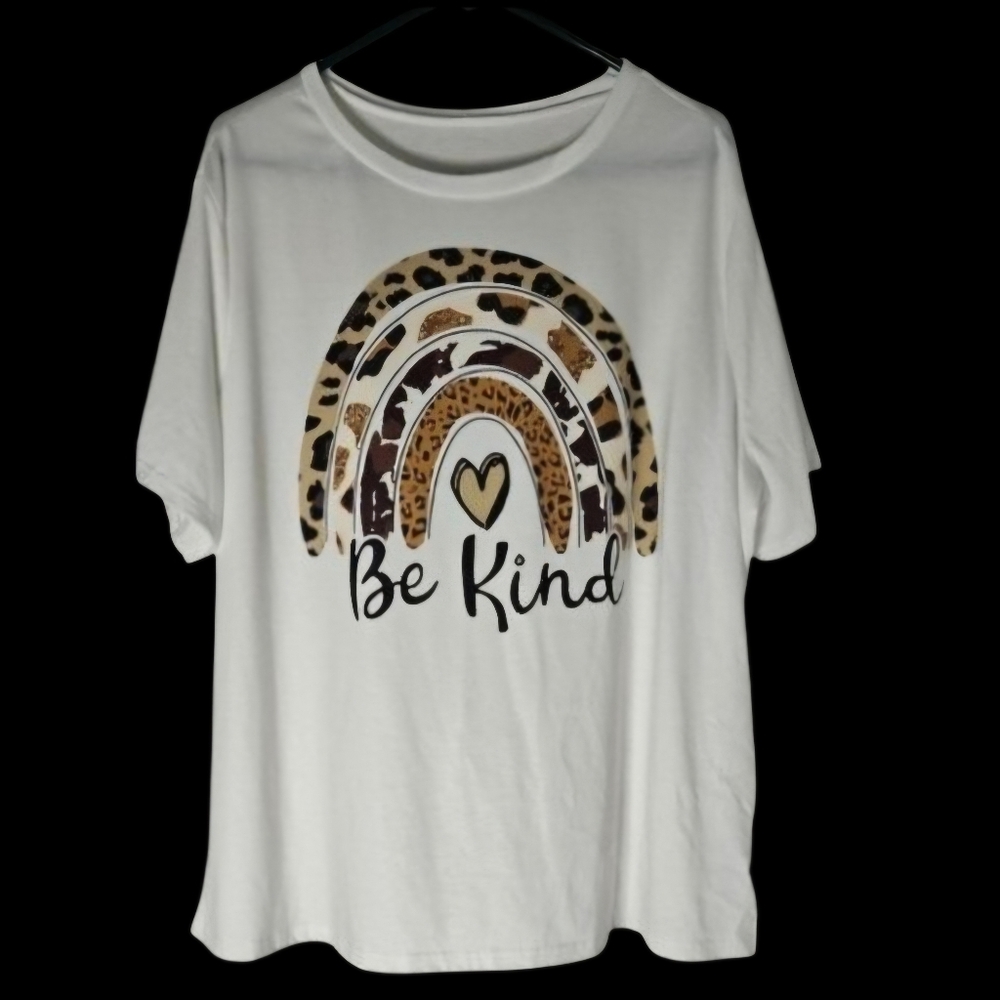 Shein Curve Animal Print Tee